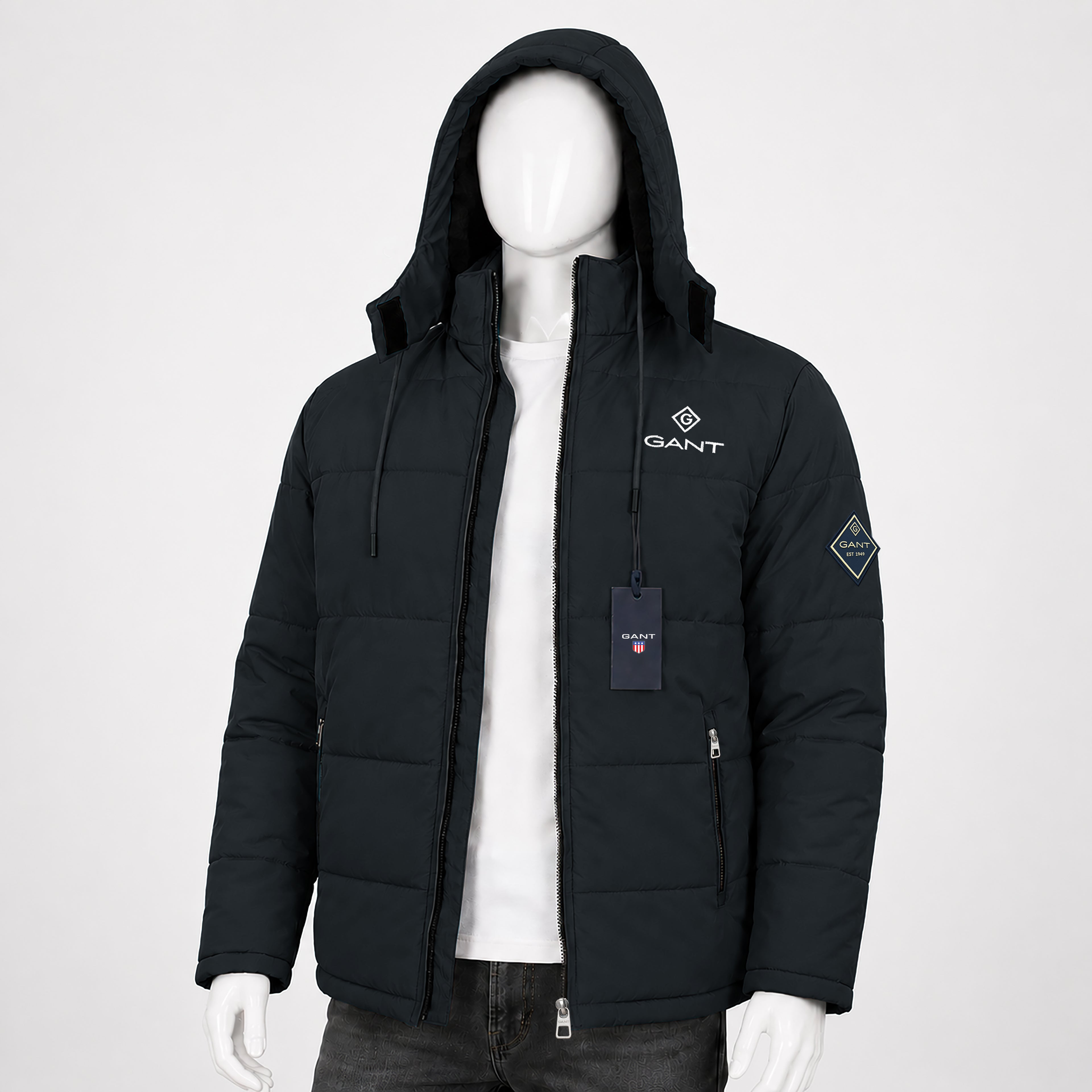 Premium Unisex Hooded Winter Jacket | Everyday Warm Padded Outerwear | Code-WNT8