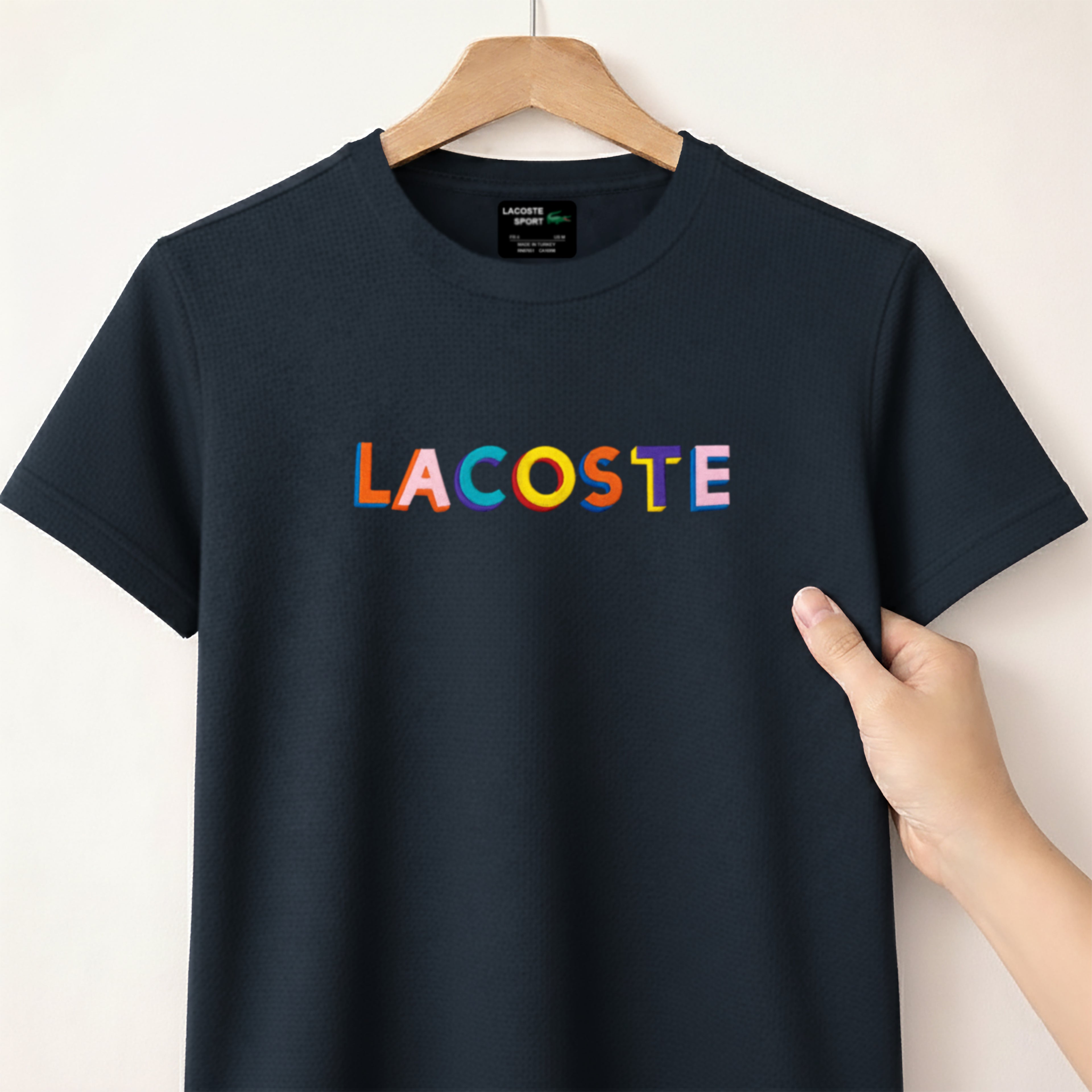 Vibrant Letter Print Tee – Casual Comfort Fit| CD-PZ60