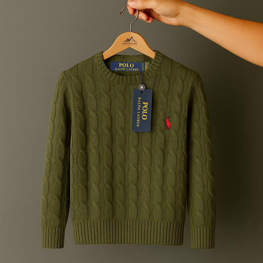 Luxury Cable Knit Sweater Collection – 5 Timeless Shades of Classic Comfort| Code-SWP14