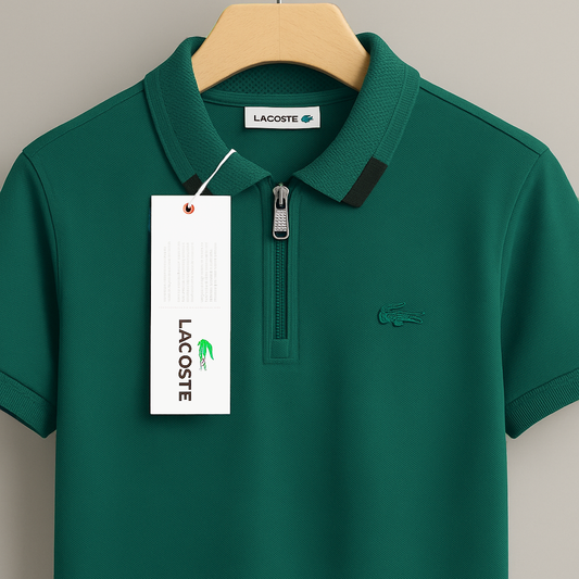 Premium Zipper Polo Collection – Timeless Colors, Modern Elegance| CD-MPP19