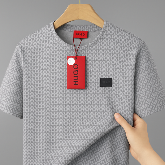 Textured Pattern Premium Cotton Tee – Bold Urban Look| CD-MPT5