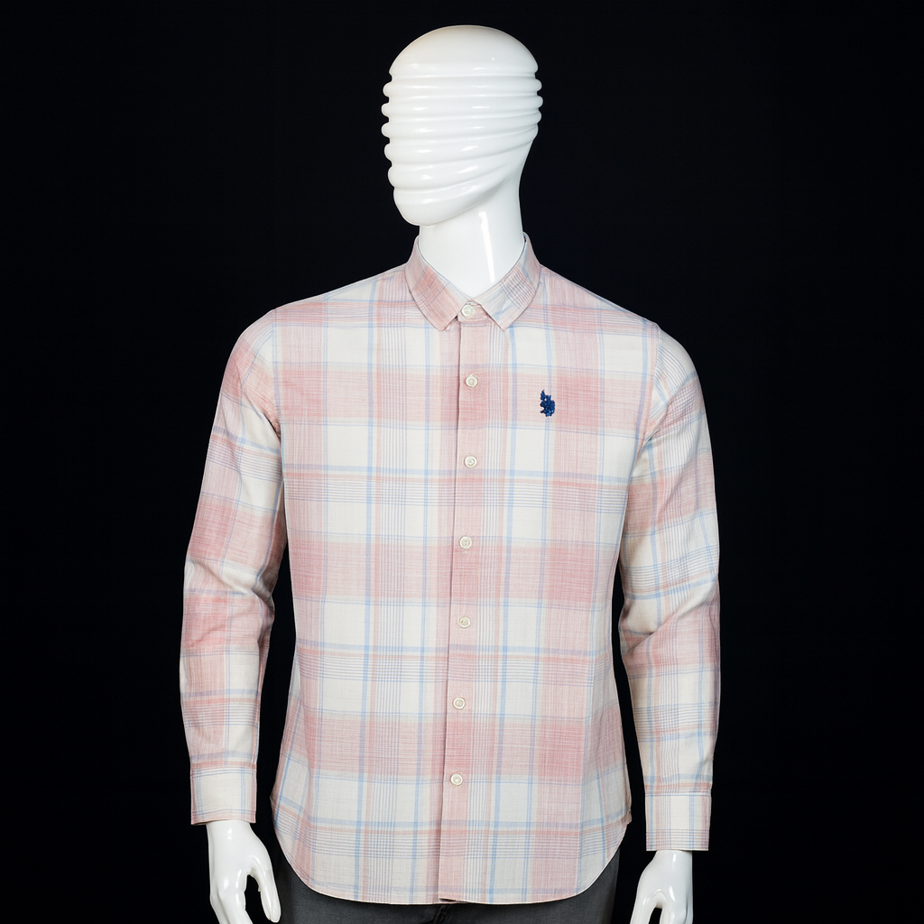 Luxury Check Casual Shirt – Premium Cotton Finish| CD-CSC11