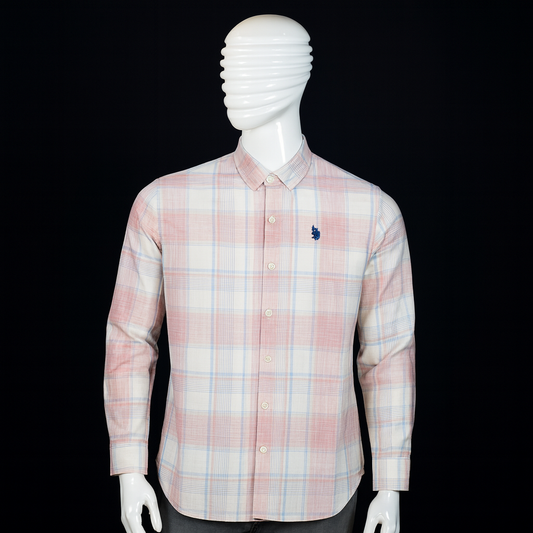 Luxury Check Casual Shirt – Premium Cotton Finish| CD-CSC11