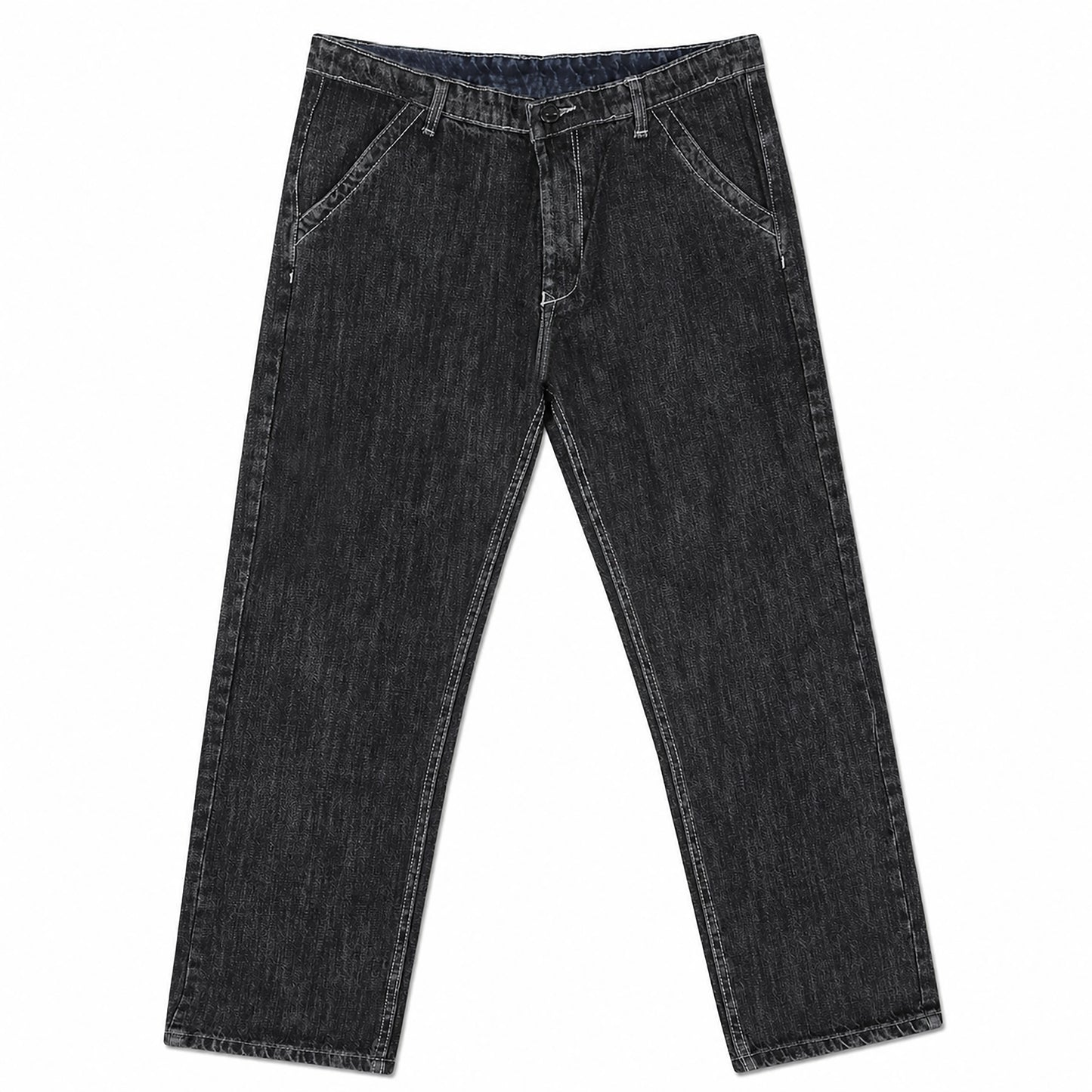 Modern Straight Fit Washed Denim Pants | | CD-PPS20
