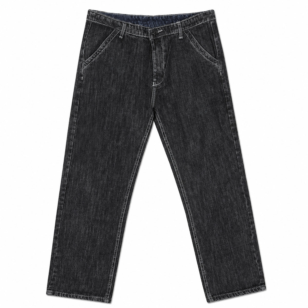 Modern Straight Fit Washed Denim Pants | | CD-PPS20