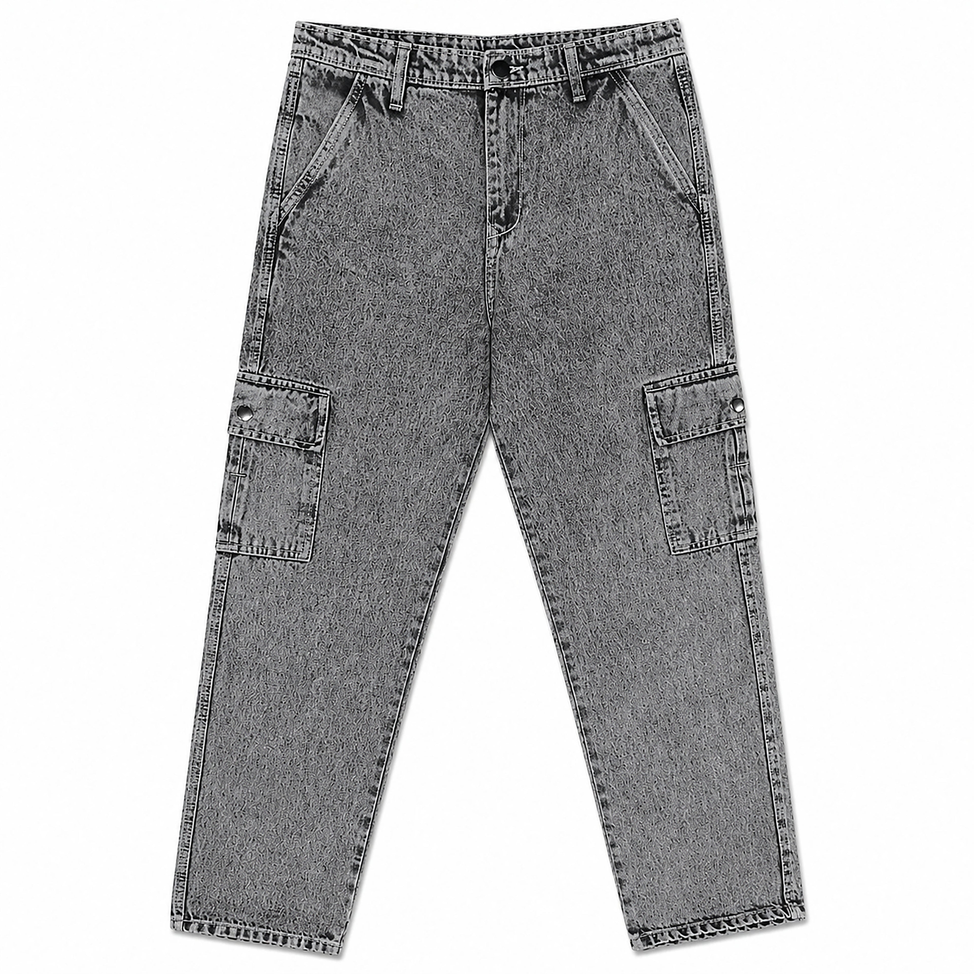 Urban Utility Cargo Denim Pants – Relaxed Fit Everyday Style | | CD-PPS21