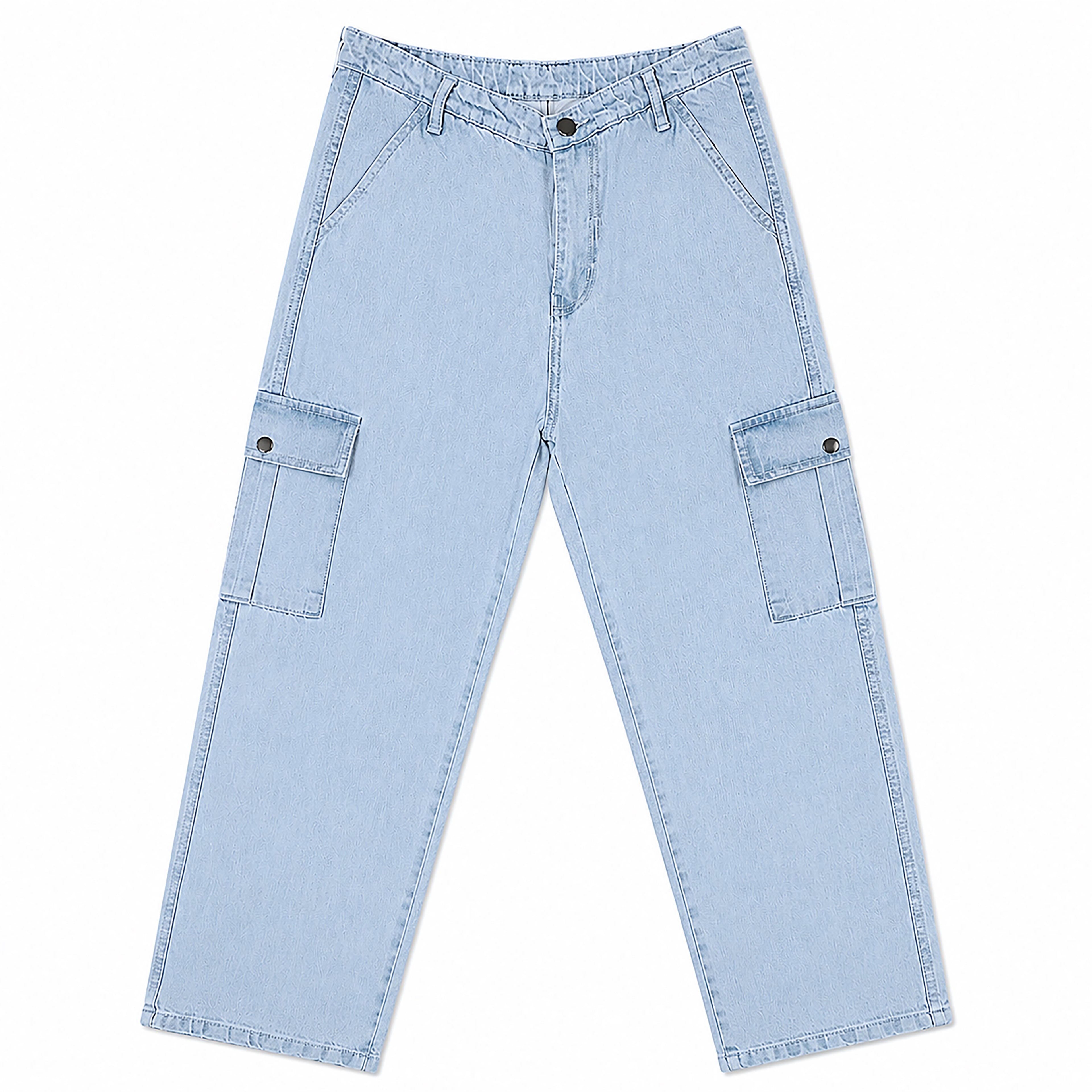 Urban Utility Cargo Denim Pants – Relaxed Fit Everyday Style | | CD-PPS21