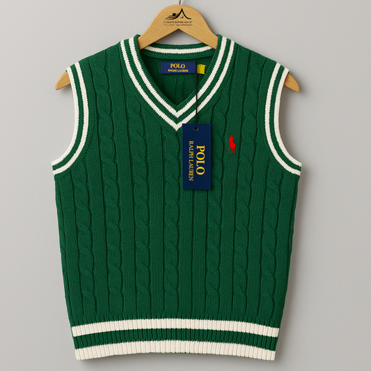 Classic Cable-Knit Sleeveless Sweater – Timeless Elegance in Every Stitch| Code-SWP18