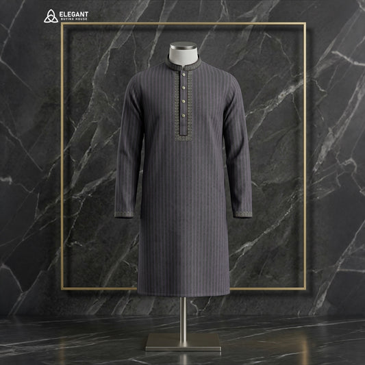 Premium Embroidered Panjabi for Men – Elegant Regular Fit| CD-PG2