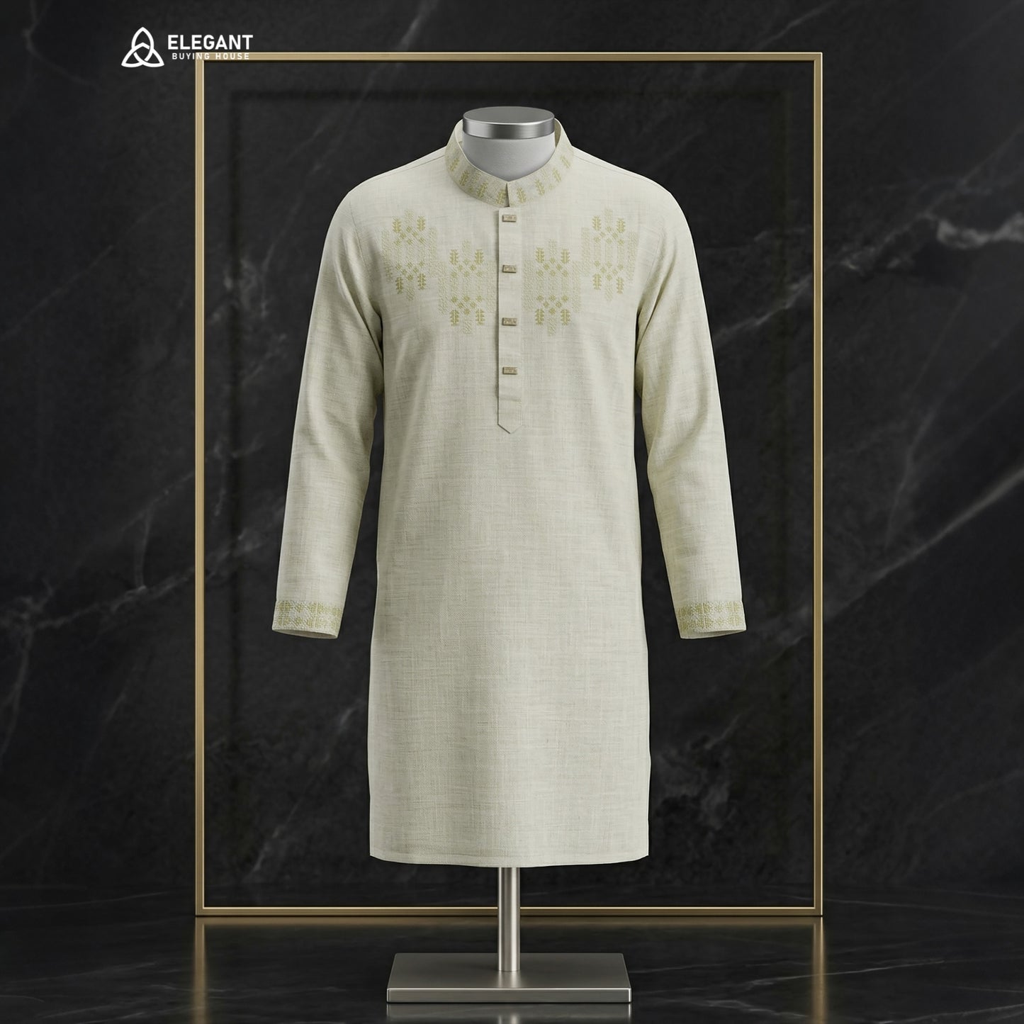 Premium Minimal Embroidered Panjabi| CD-PG27