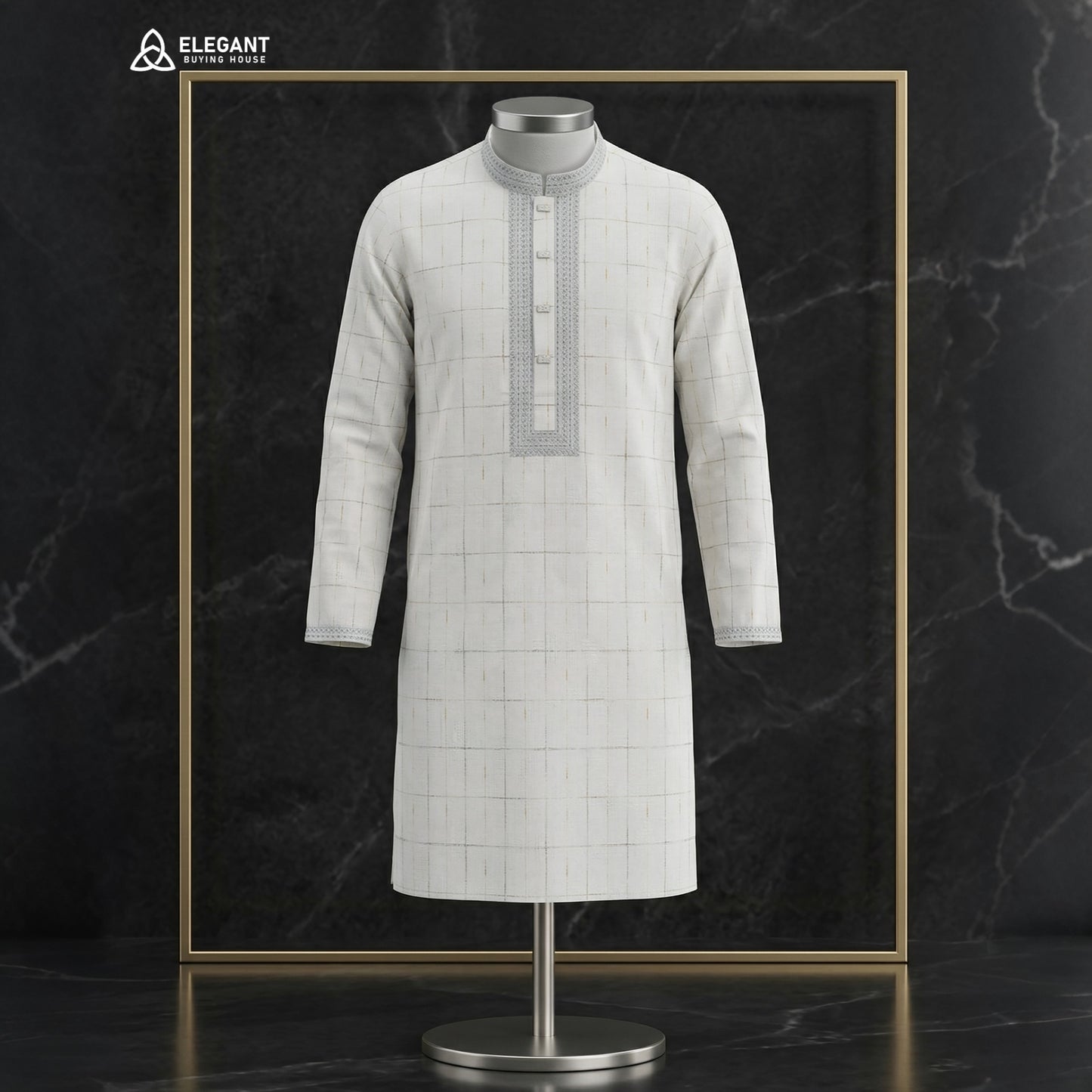 Premium Minimal Embroidered Panjabi| CD-PG30