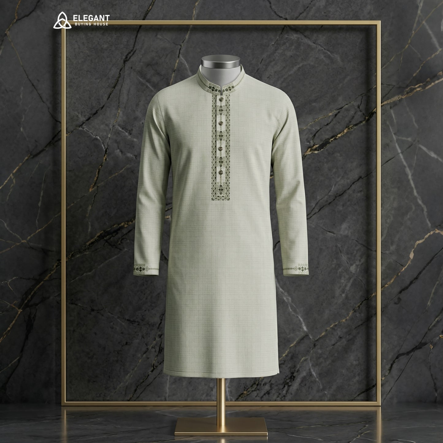 Elegant Minimal Embroidered Panjabi| CD-PG34
