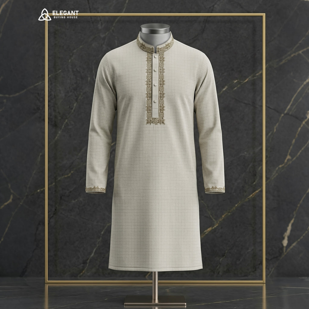 Elegant Embroidered Festive Panjabi| CD-PG35
