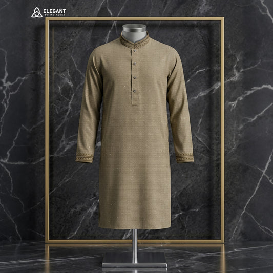 Premium Textured Embroidered Panjabi| CD-PG49