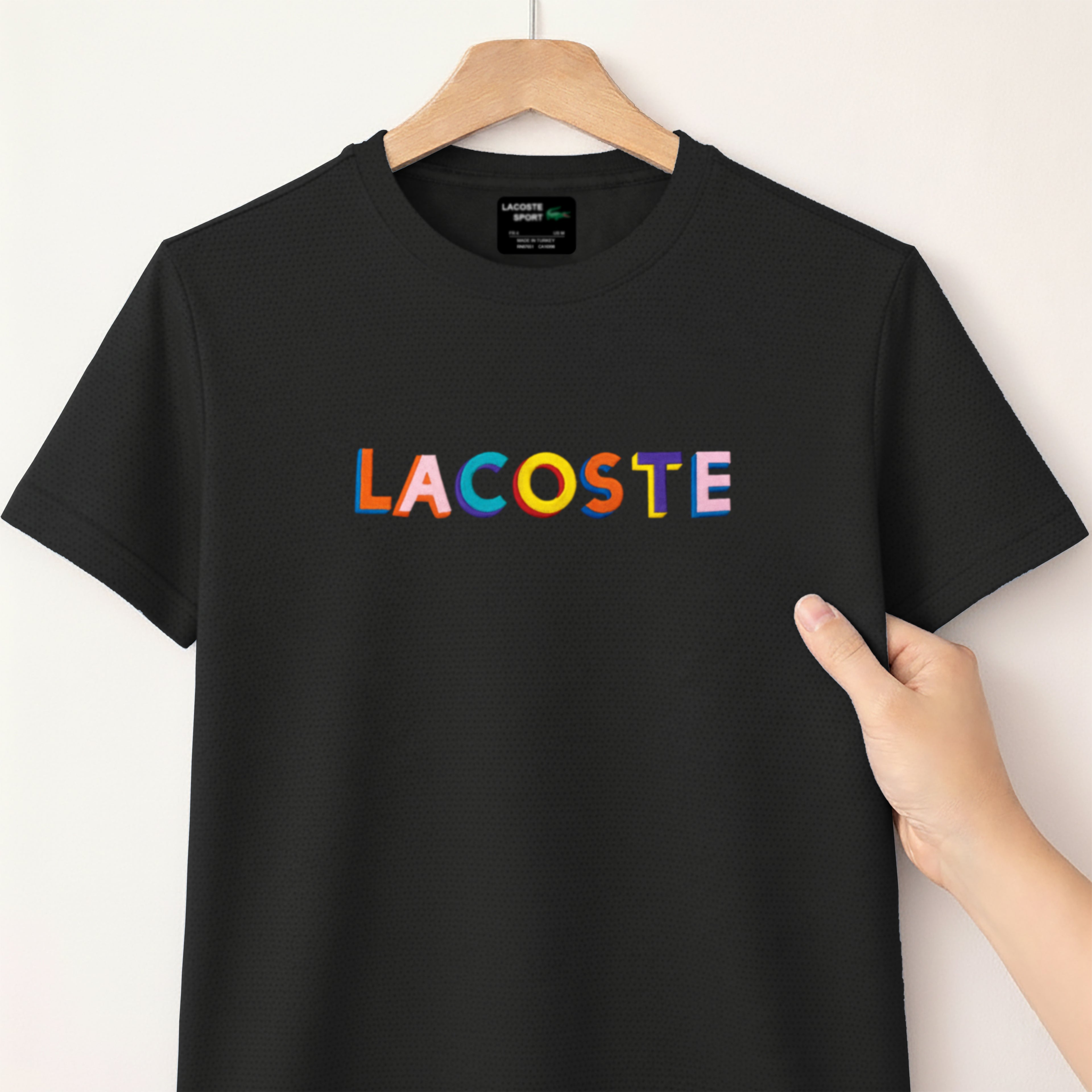 Vibrant Letter Print Tee – Casual Comfort Fit| CD-PZ60