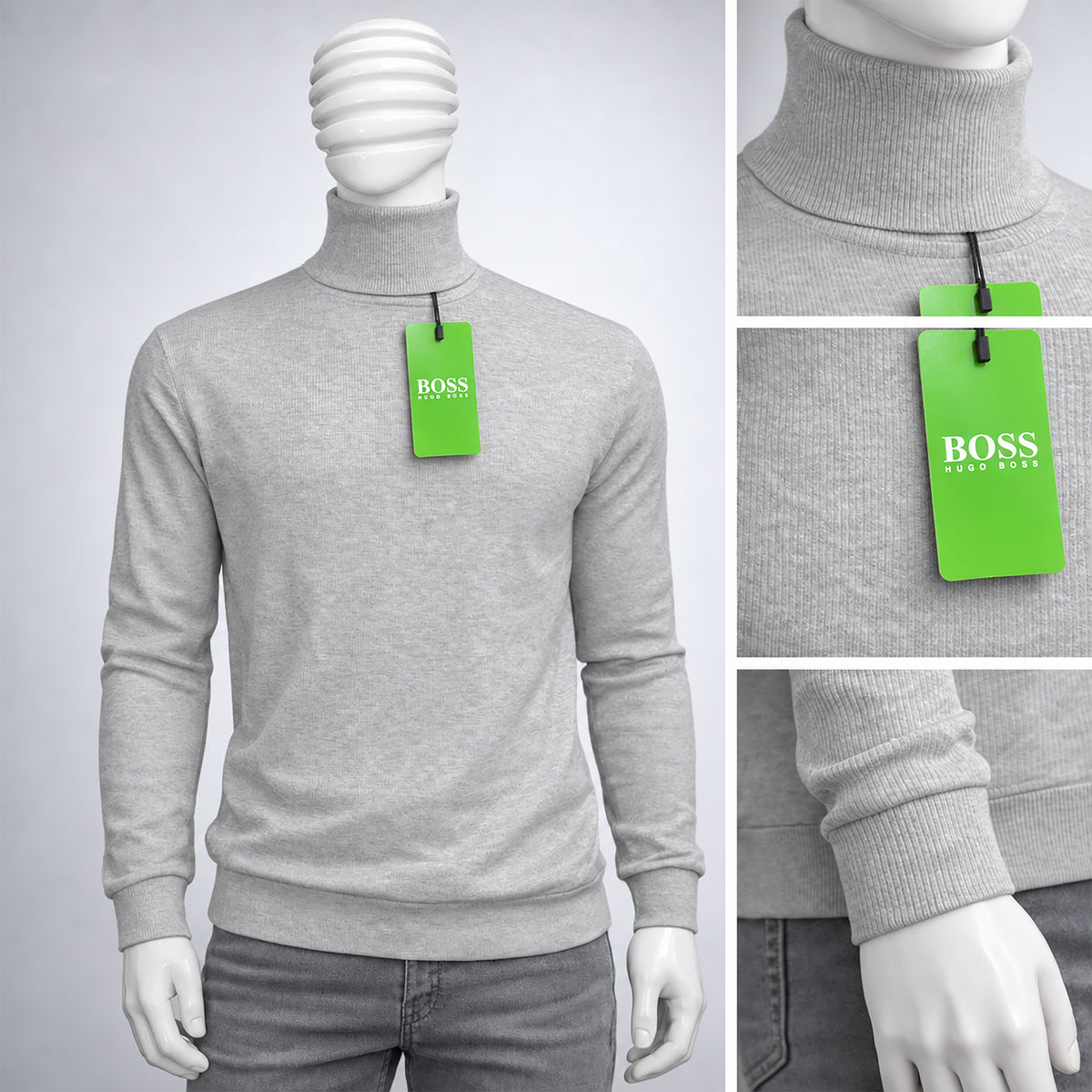 Men’s Classic High Neck Sweater | Code-WNT33