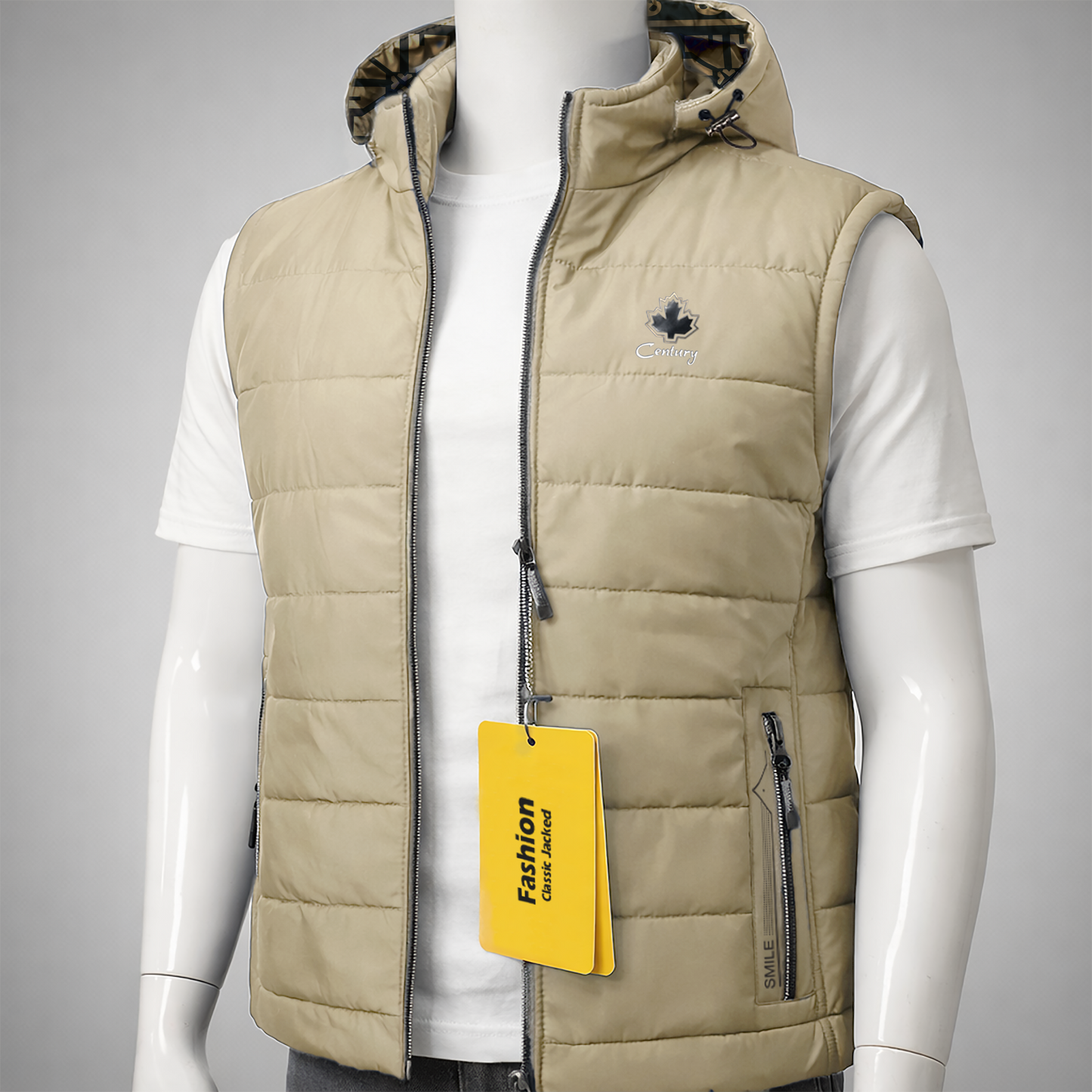 Men’s Hooded Puffer Vest Jacket – Warm, Stylish & Everyday Comfort| Code-SWP85