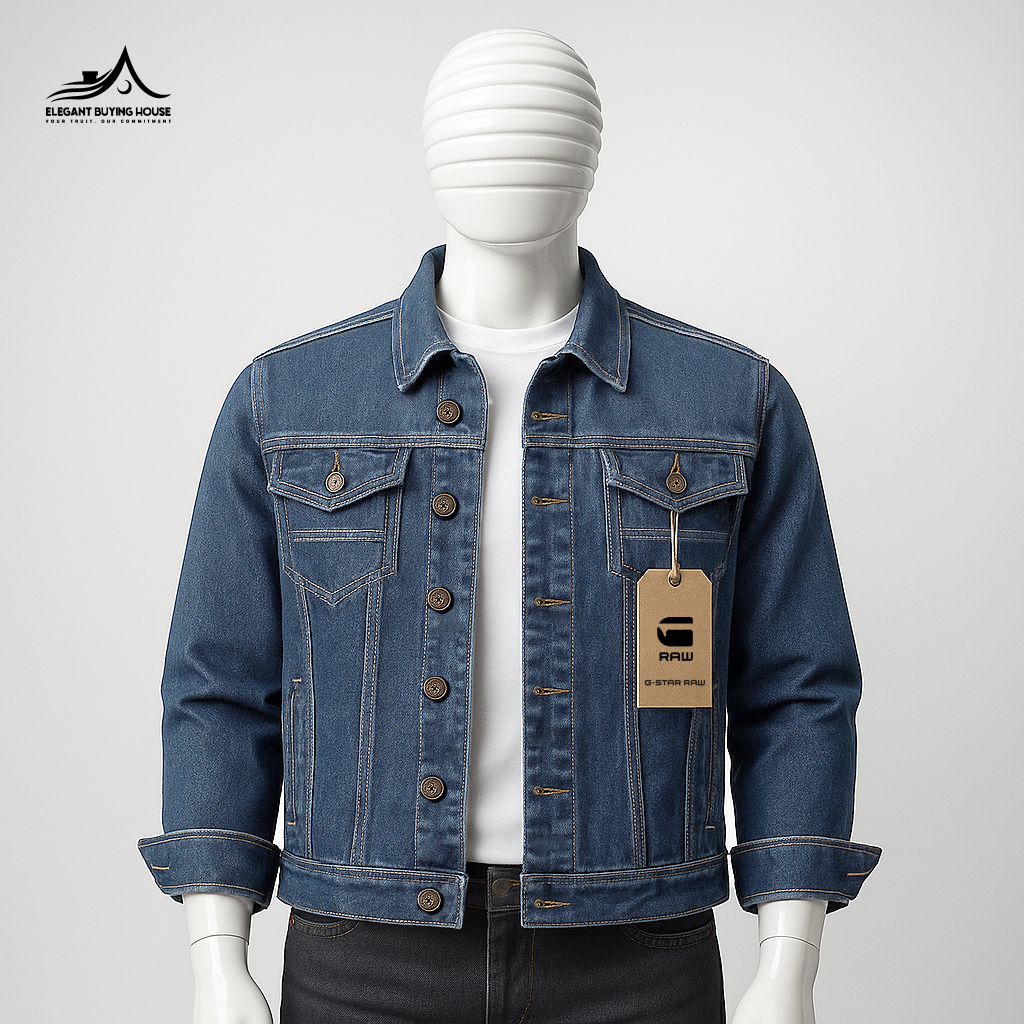 Men’s Essential Denim Jacket – Everyday Comfort, Timeless Style | Code-SWP46