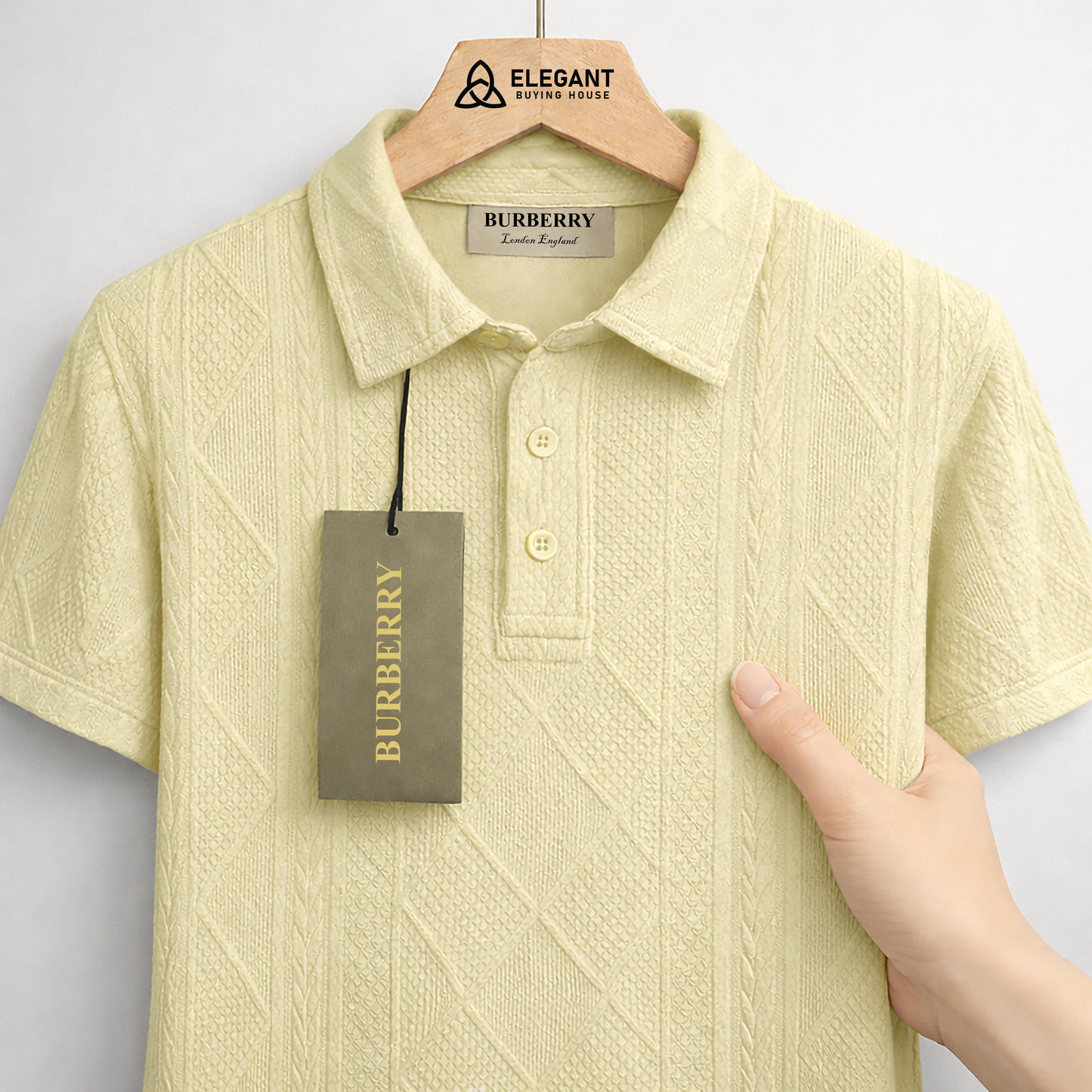 পুরুষদের জন্য ক্লাসিক টেক্সচার্ড পোলো শার্ট – আরামদায়ক এবং স্টাইলিশ ফিট | CD-MCP32