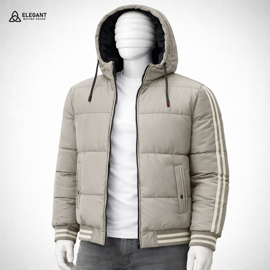 Imported Men’s Winter Double-layer Puffer Jacket – Warm, Lightweight & Modern Fit | Code-SWP99