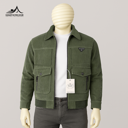 Men’s Premium Corduroy Zip-Up Jacket Collection| Code-SWP71