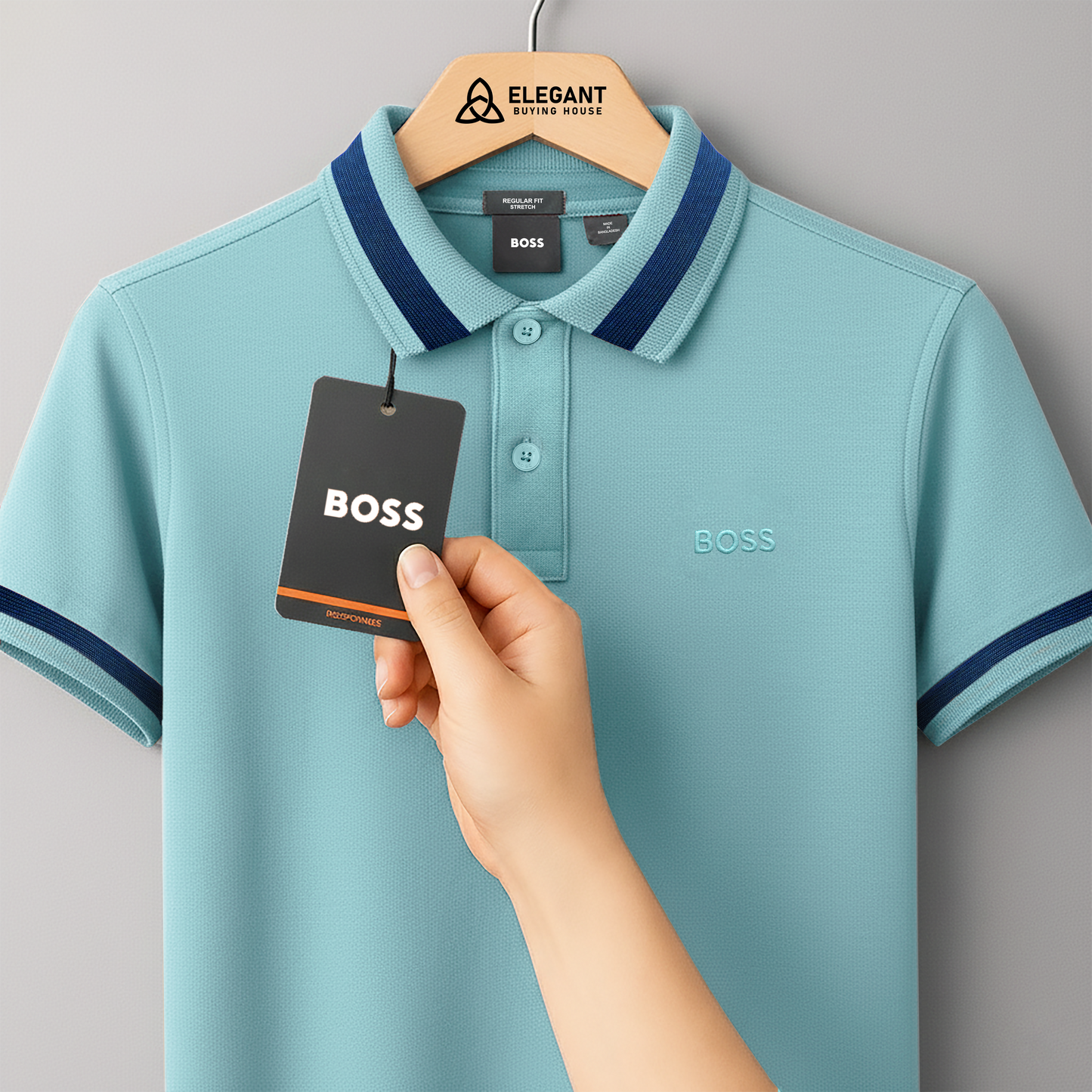 Classic Collar Step Polo T-Shirt – Smart Casual Everyday Comfort | CD-MCP110