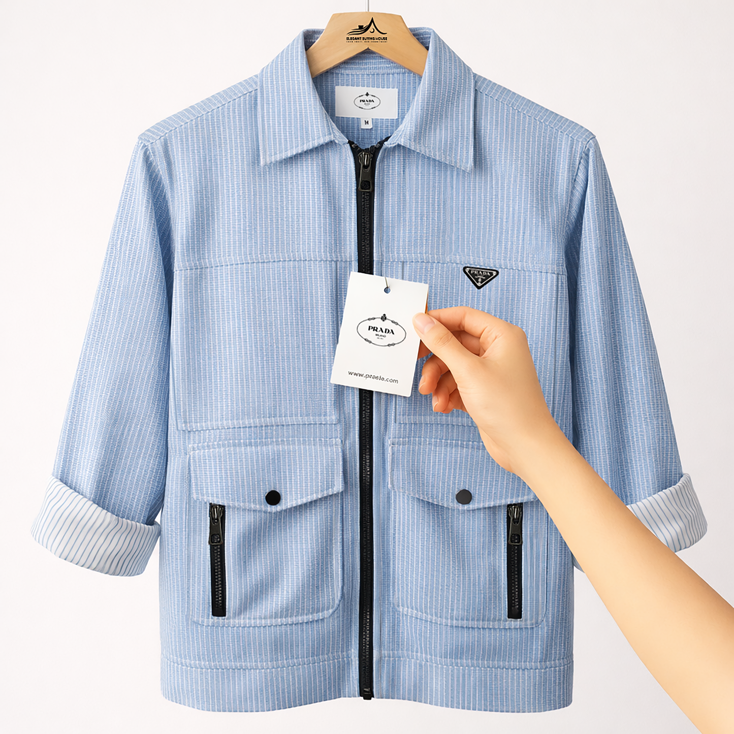 Men’s Premium Zipper Jacket – Stylish Lightweight Casual Wear | Code-SWP59