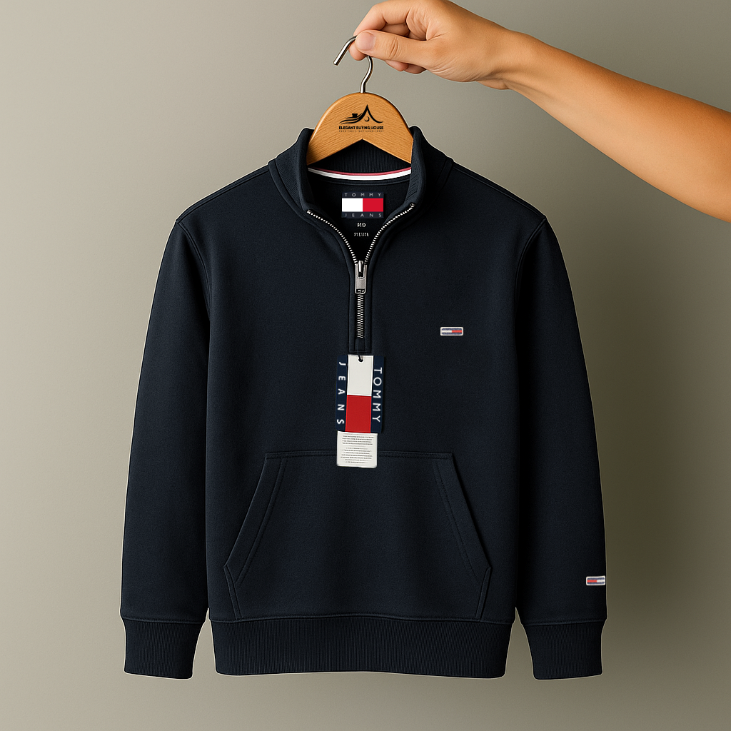 Premium Half-Zip Winter Sweatshirt – Ultra Soft, Warm & Stylish | Code-SWP44