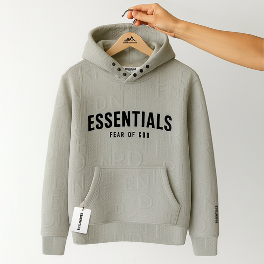 Ultra-Soft Premium Embossed Hoodie – Winter Essential Comfort Wear | Code-SWP39C