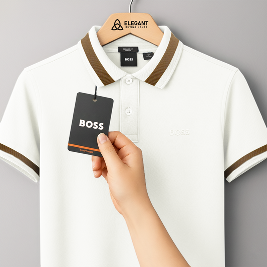 Classic Collar Step Polo T-Shirt – Smart Casual Everyday Comfort | CD-MCP110
