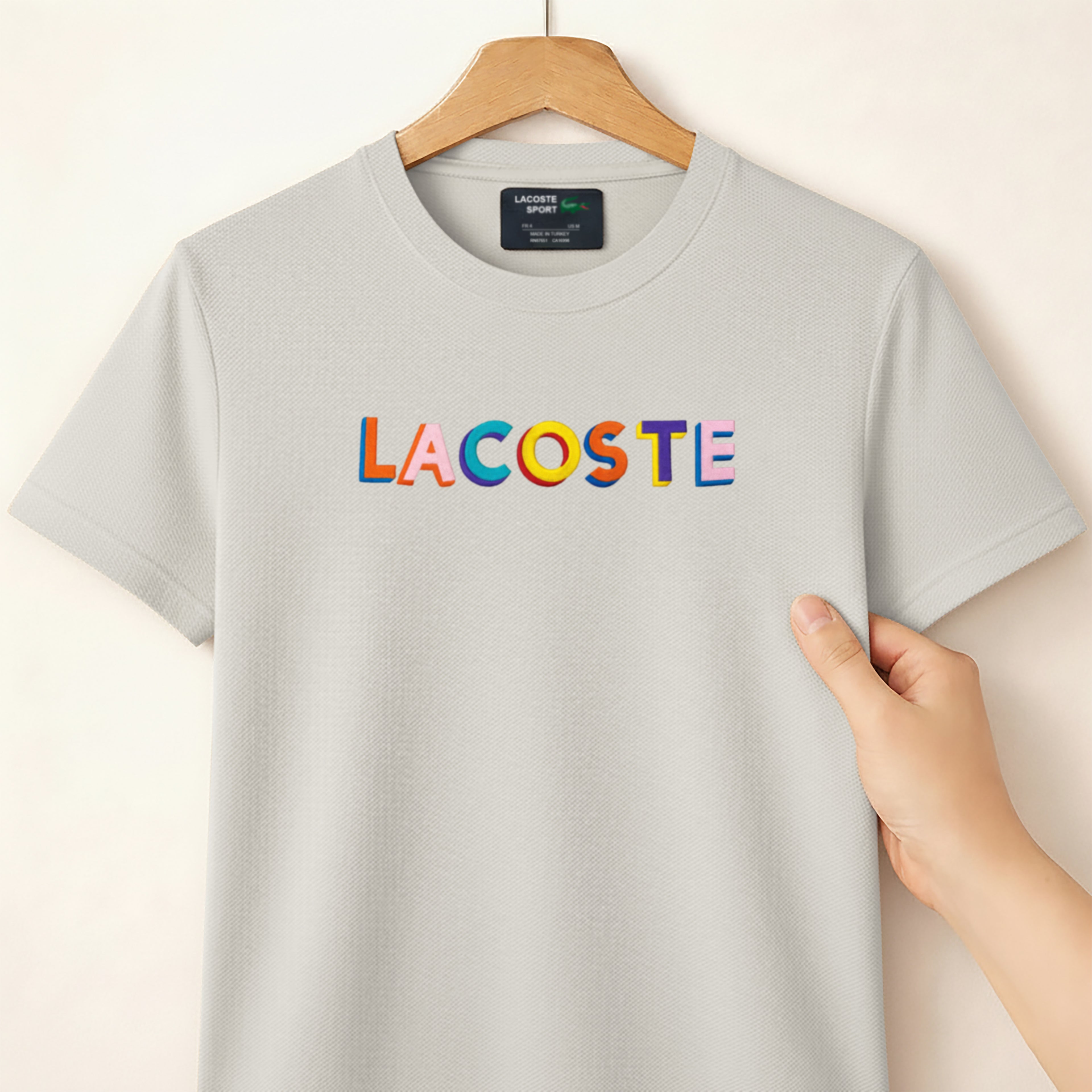 Vibrant Letter Print Tee – Casual Comfort Fit| CD-PZ60