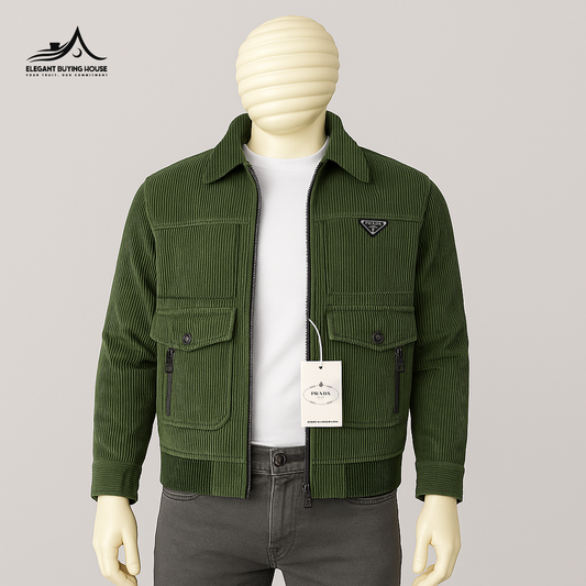 Men’s Premium Corduroy Zip-Up Jacket Collection| Code-SWP24