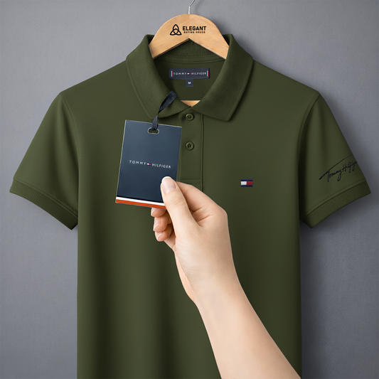 Classic Solid Polo T-Shirt for Men | Comfortable & Stylish Daily Wear | CD-MCP25