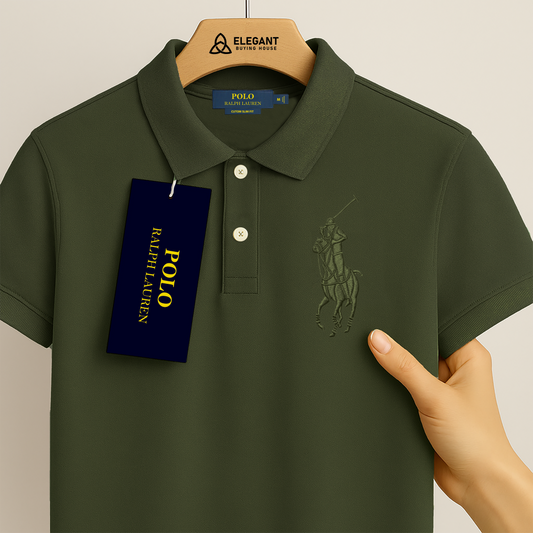 Men’s Classic Polo T-Shirt – Soft Breathable Fabric, Custom Slim Fit | Multiple Colors Available | CD-MCP15