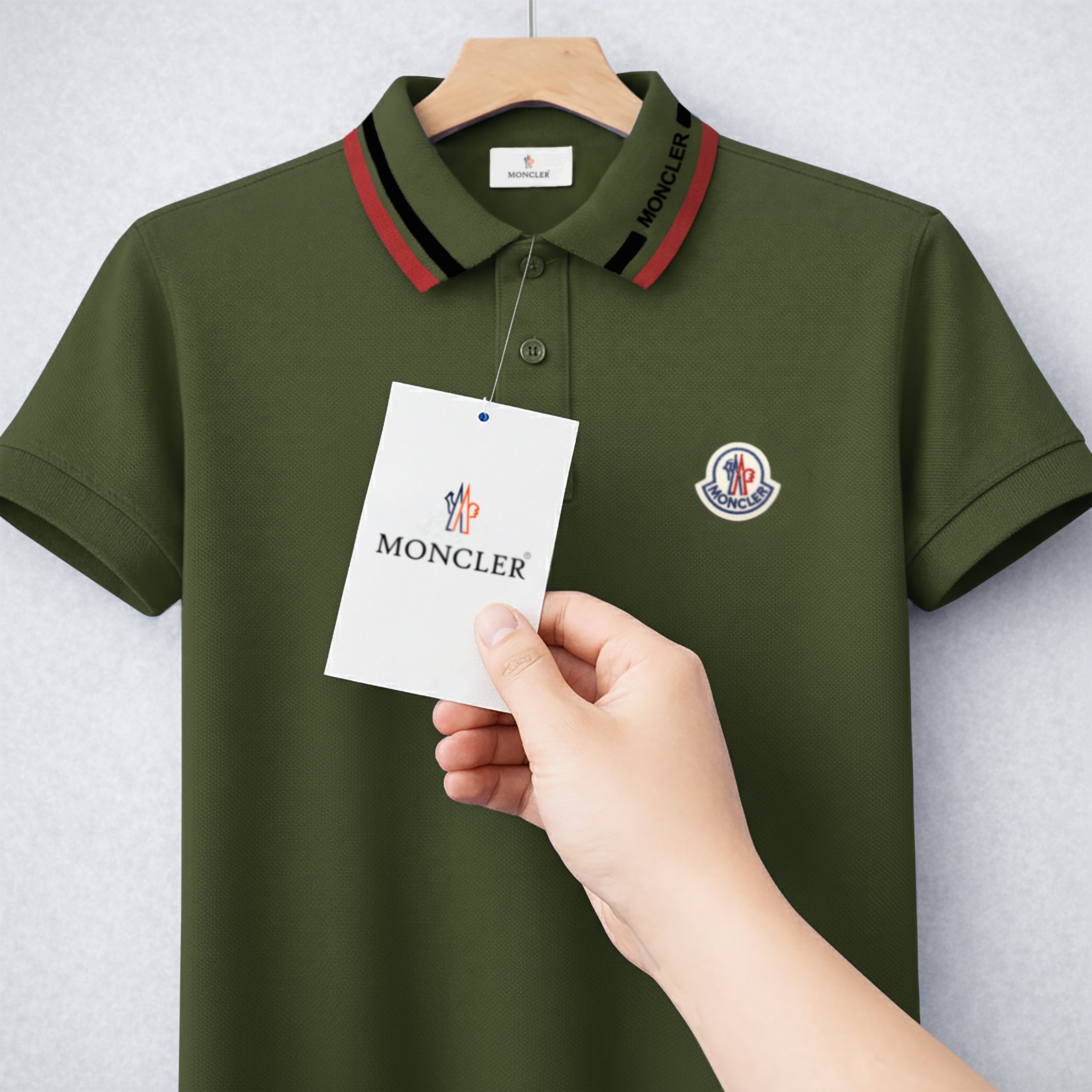Premium Stripe Collar Polo T-Shirt | CD-PZ5