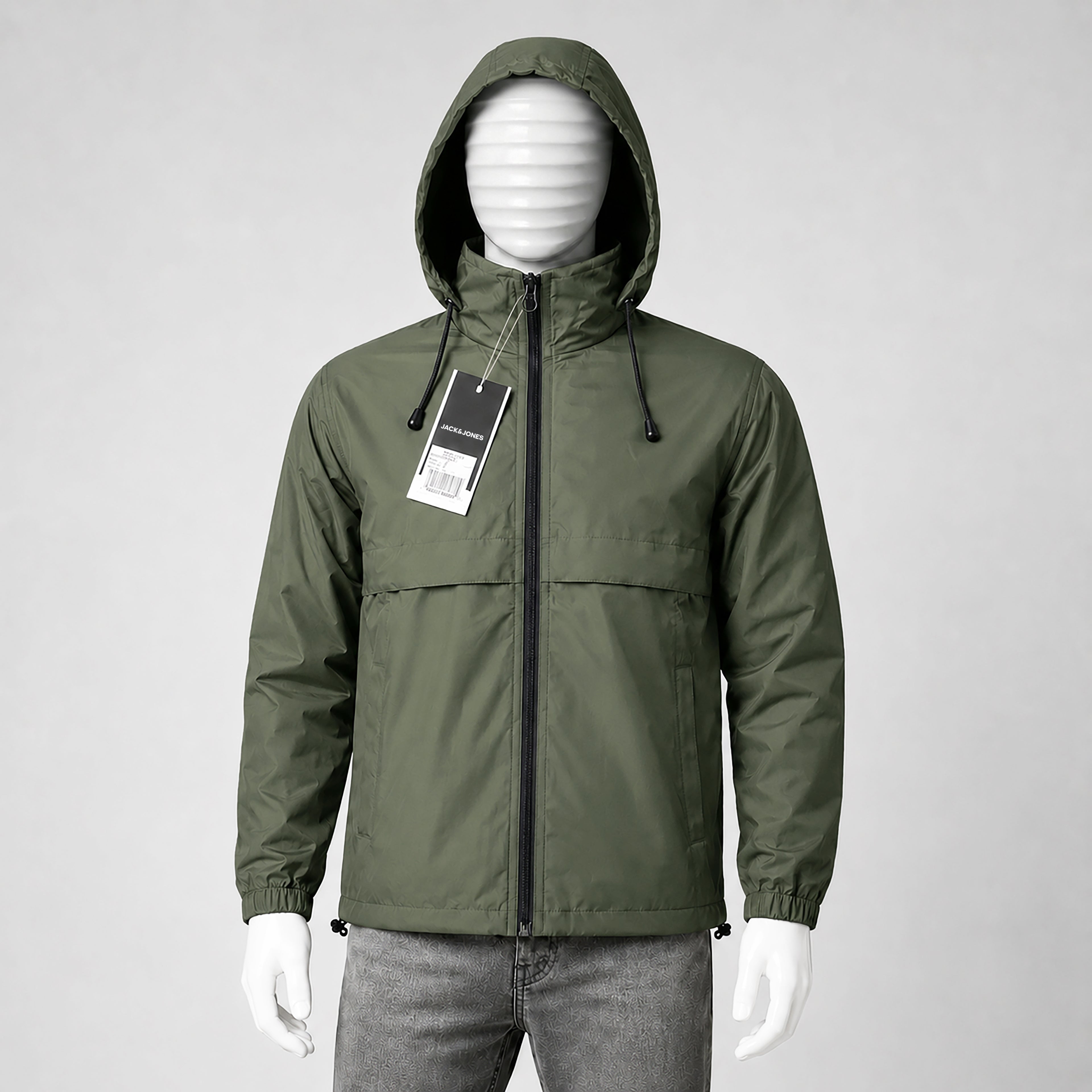 Premium Hooded Windbreaker Jacket for Men | Lightweight Outdoor Wear | Code-WNT10