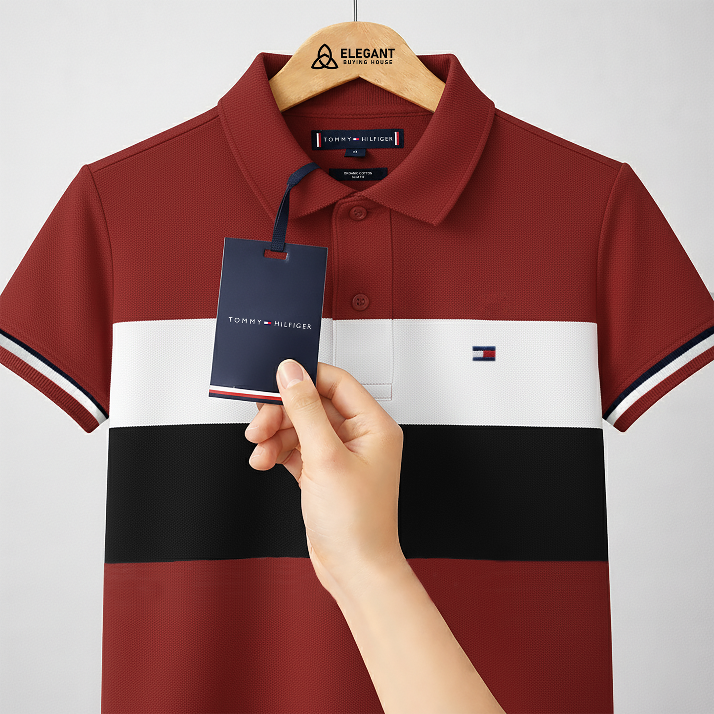 পুরুষদের স্টাইলিশ স্ট্রাইপড পোলো টি-শার্ট – নরম শ্বাস-প্রশ্বাসের যোগ্য ফ্যাব্রিক | একাধিক রঙে পাওয়া যায় | CD-MCP18