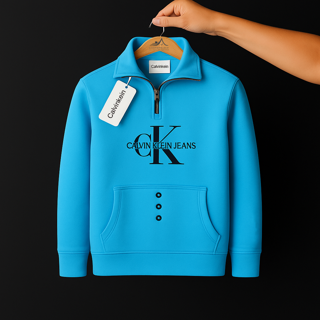 Premium Half-Zip Winter Sweatshirt – Ultra Soft | Warm | Stylish Fit (6 Colors)| Code-SWP49