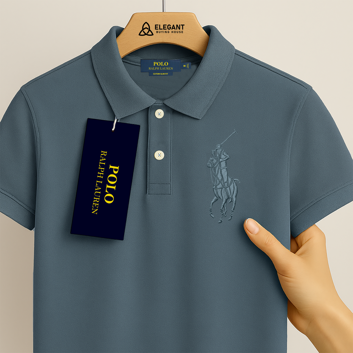 পুরুষদের ক্লাসিক পোলো টি-শার্ট – নরম শ্বাস-প্রশ্বাসের যোগ্য ফ্যাব্রিক, কাস্টম স্লিম ফিট | একাধিক রঙে পাওয়া যায় | CD-MCP15