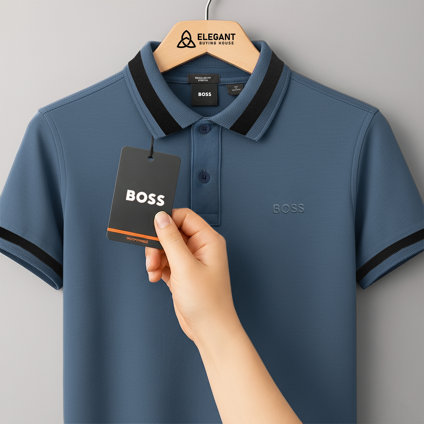 Classic Collar Step Polo T-Shirt – Smart Casual Everyday Comfort | CD-MCP110
