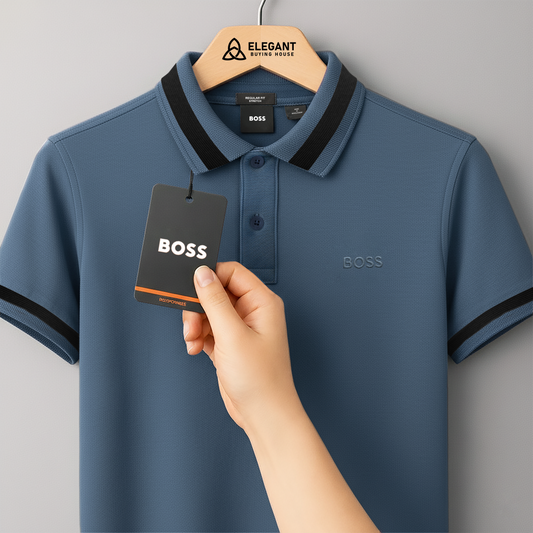 Classic Collar Step Polo T-Shirt – Smart Casual Everyday Comfort | CD-MCP110
