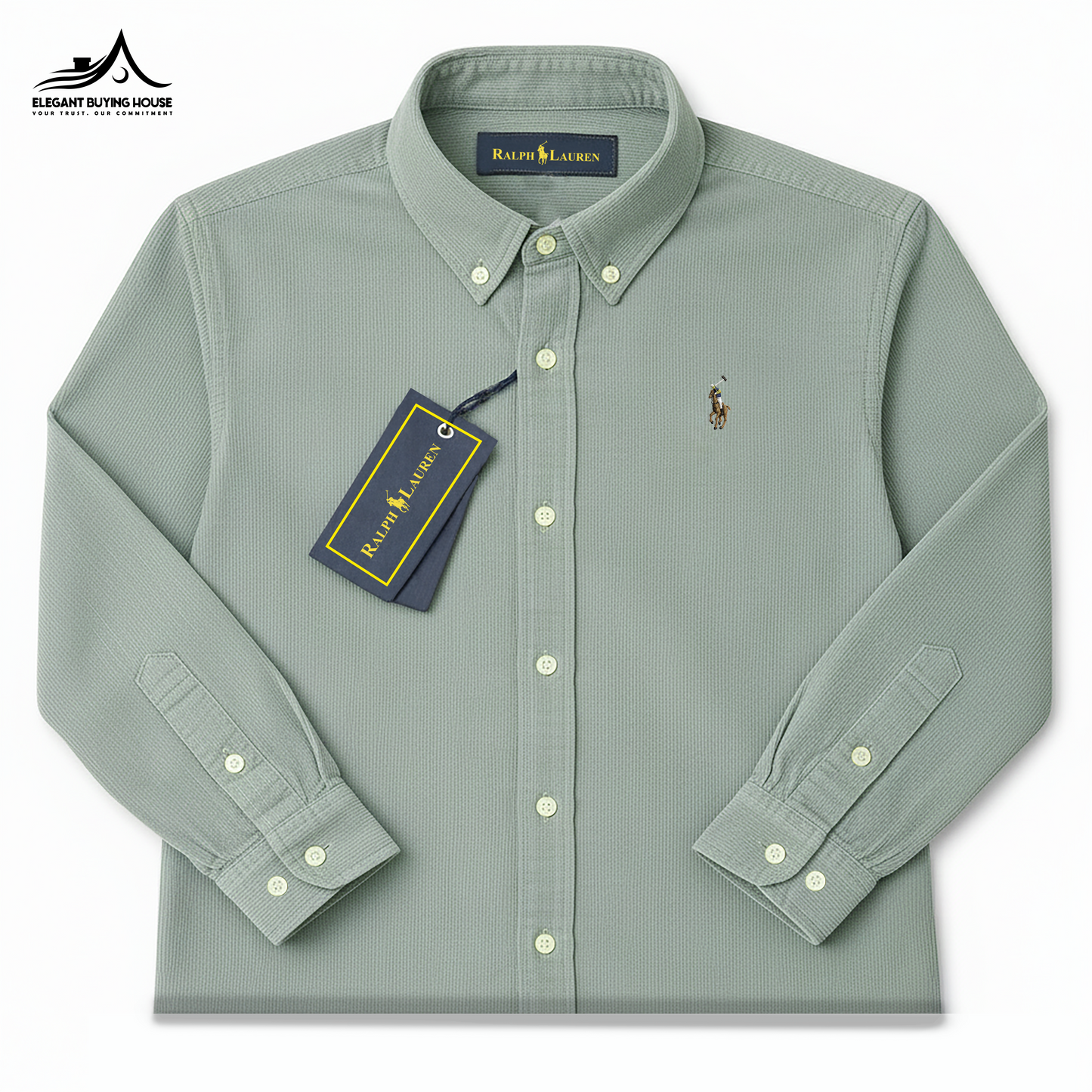 Premium Textured Button-Down Shirt – Classic Fit | All-Season Essential| CD-FM38