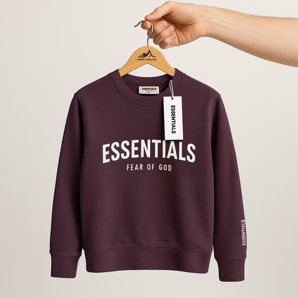 Premium Textured Crewneck Sweatshirt For Men | Winter Comfort Series | Code-SWP41