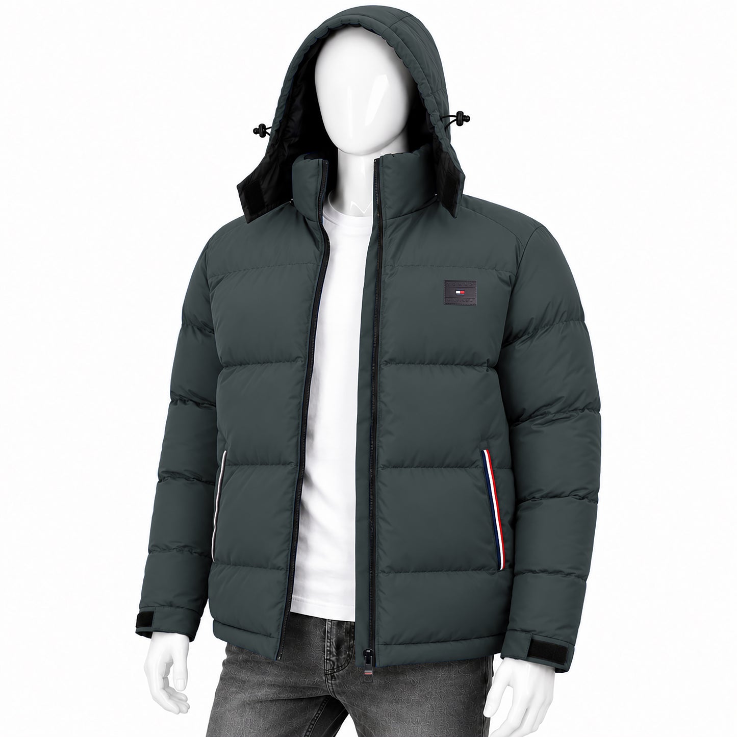 Premium Hooded Winter Puffer Jacket for Men | Lightweight Warm Comfort | Code-WNT22