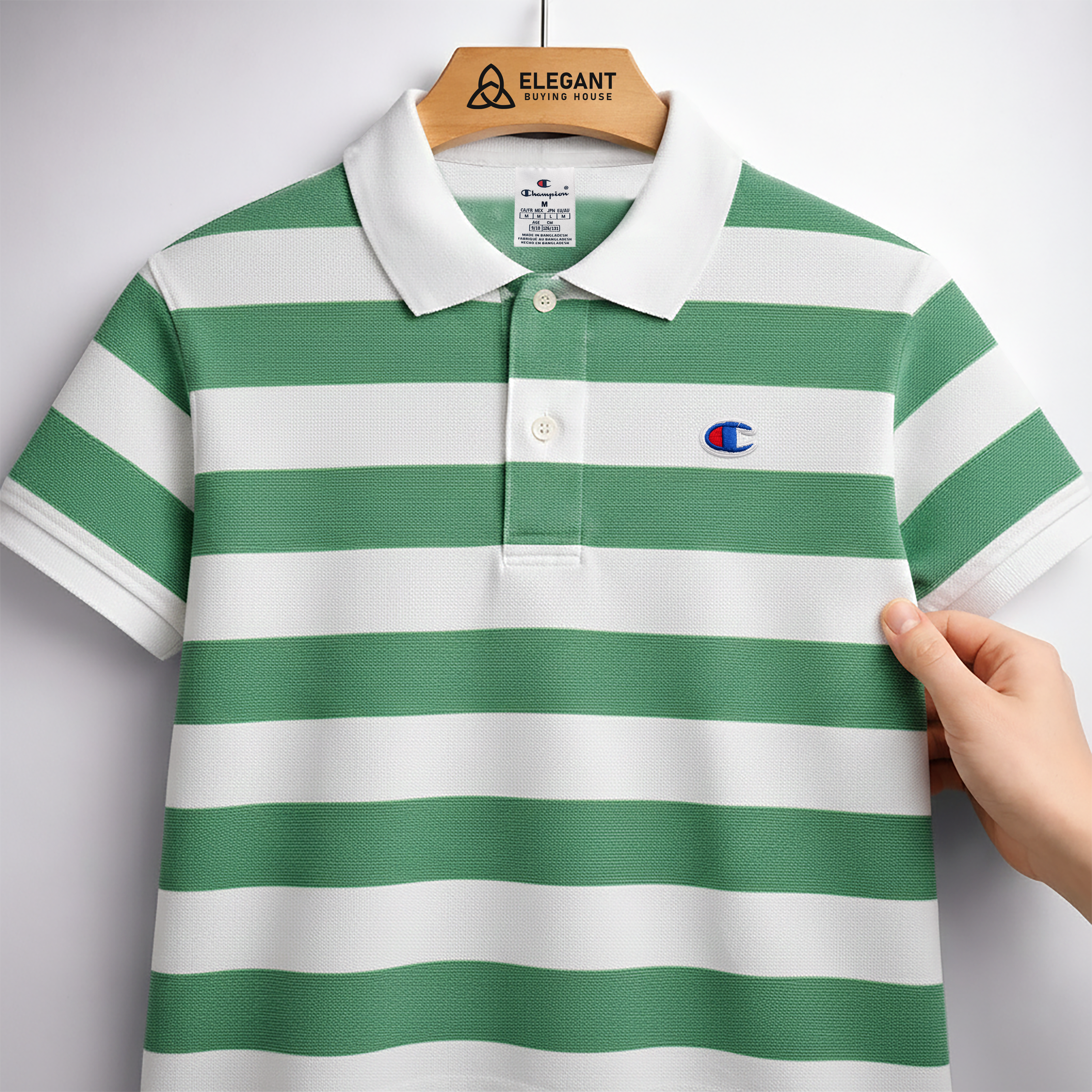 Premium Striped Polo T-Shirt –  Classic Casual Fit| CD-MCP67