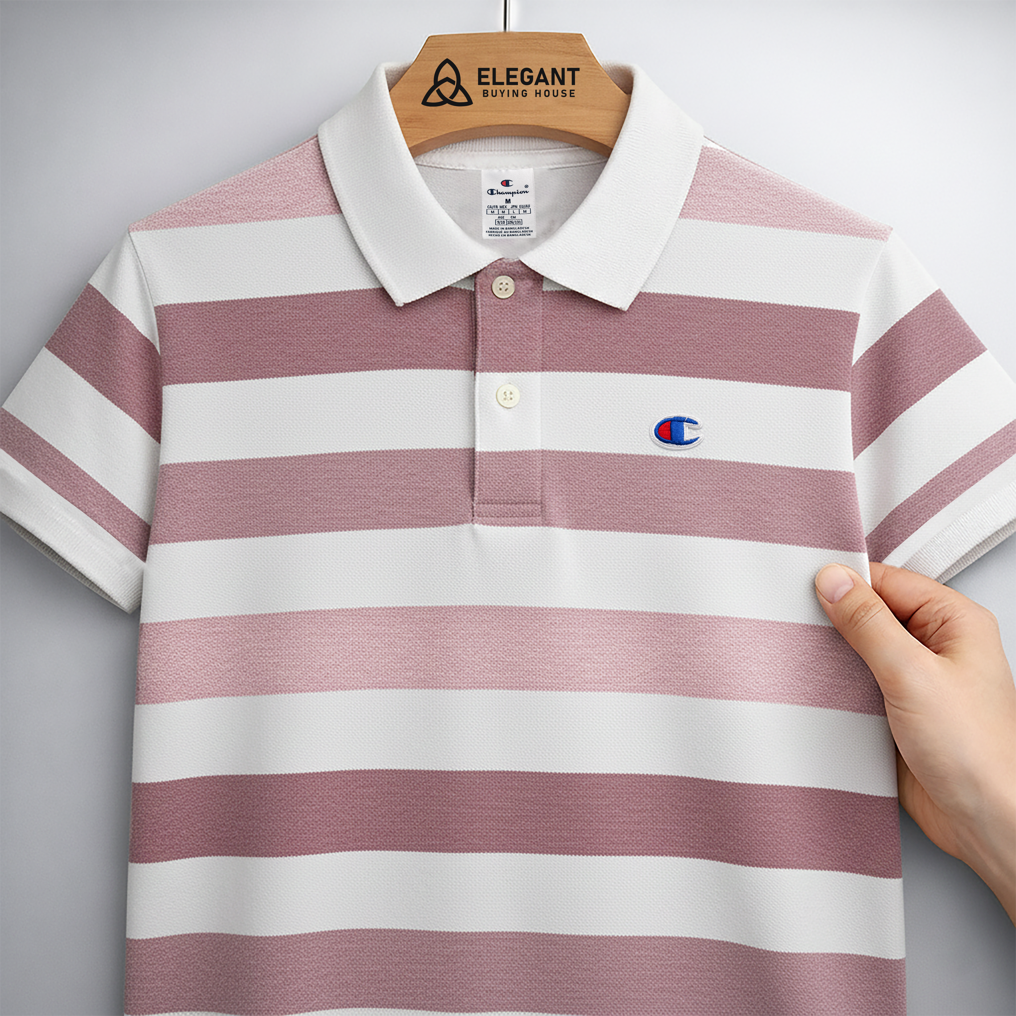 Premium Striped Polo T-Shirt –  Classic Casual Fit| CD-MCP67
