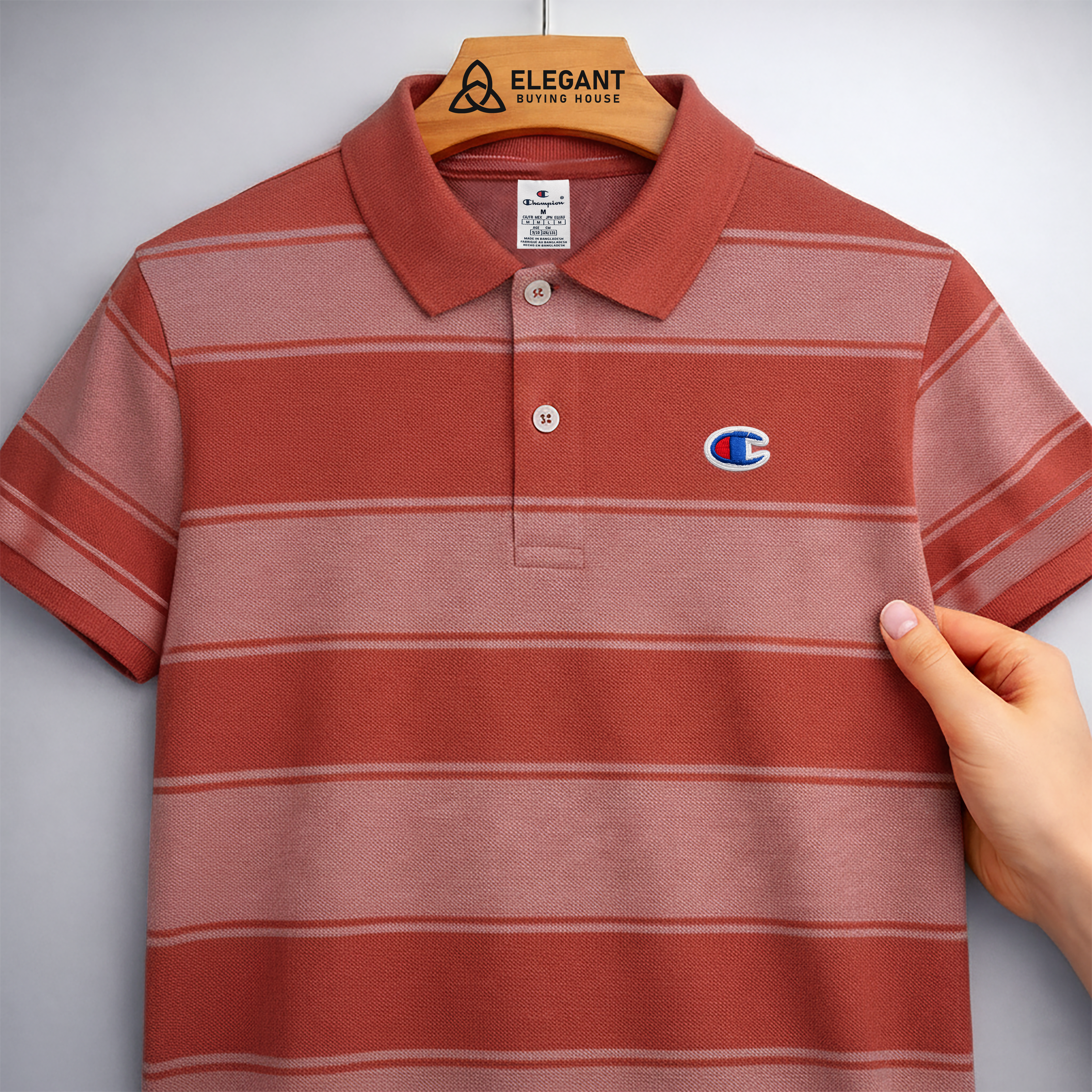 Premium Striped Polo T-Shirt –  Classic Casual Fit| CD-MCP67