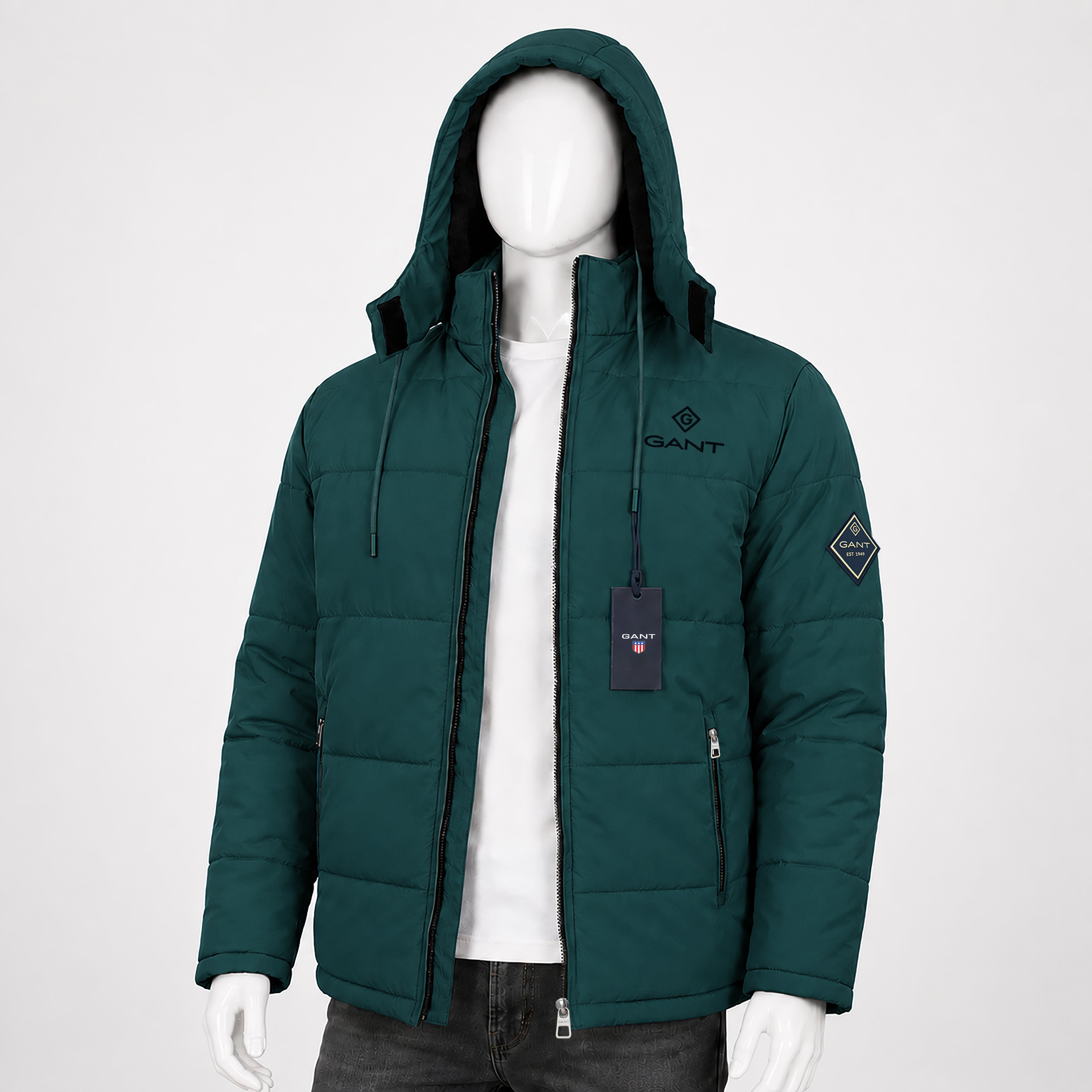 Premium Unisex Hooded Winter Jacket | Everyday Warm Padded Outerwear | Code-WNT8