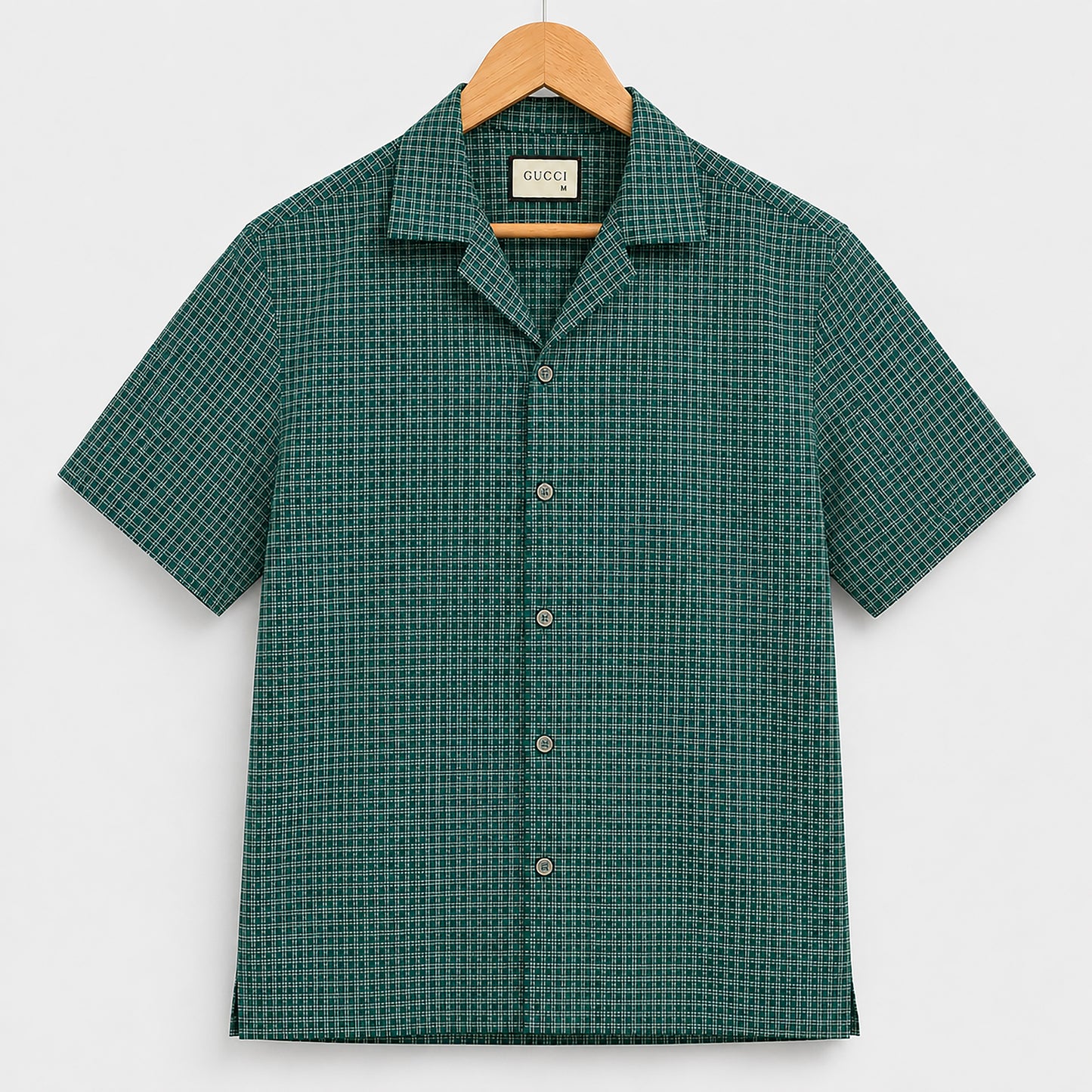 Modern Check Casual Half Shirt | CD-PSD3