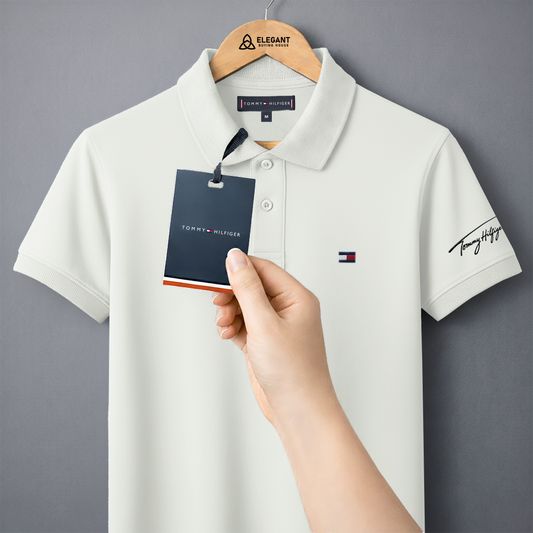 পুরুষদের জন্য ক্লাসিক সলিড পোলো টি-শার্ট | আরামদায়ক এবং স্টাইলিশ ডেইলি ওয়্যার | CD-MCP25